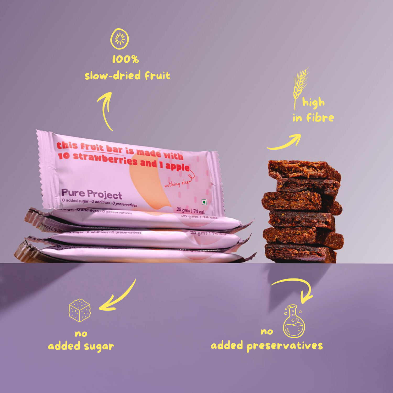 Strawberry Apple Fruit Bar