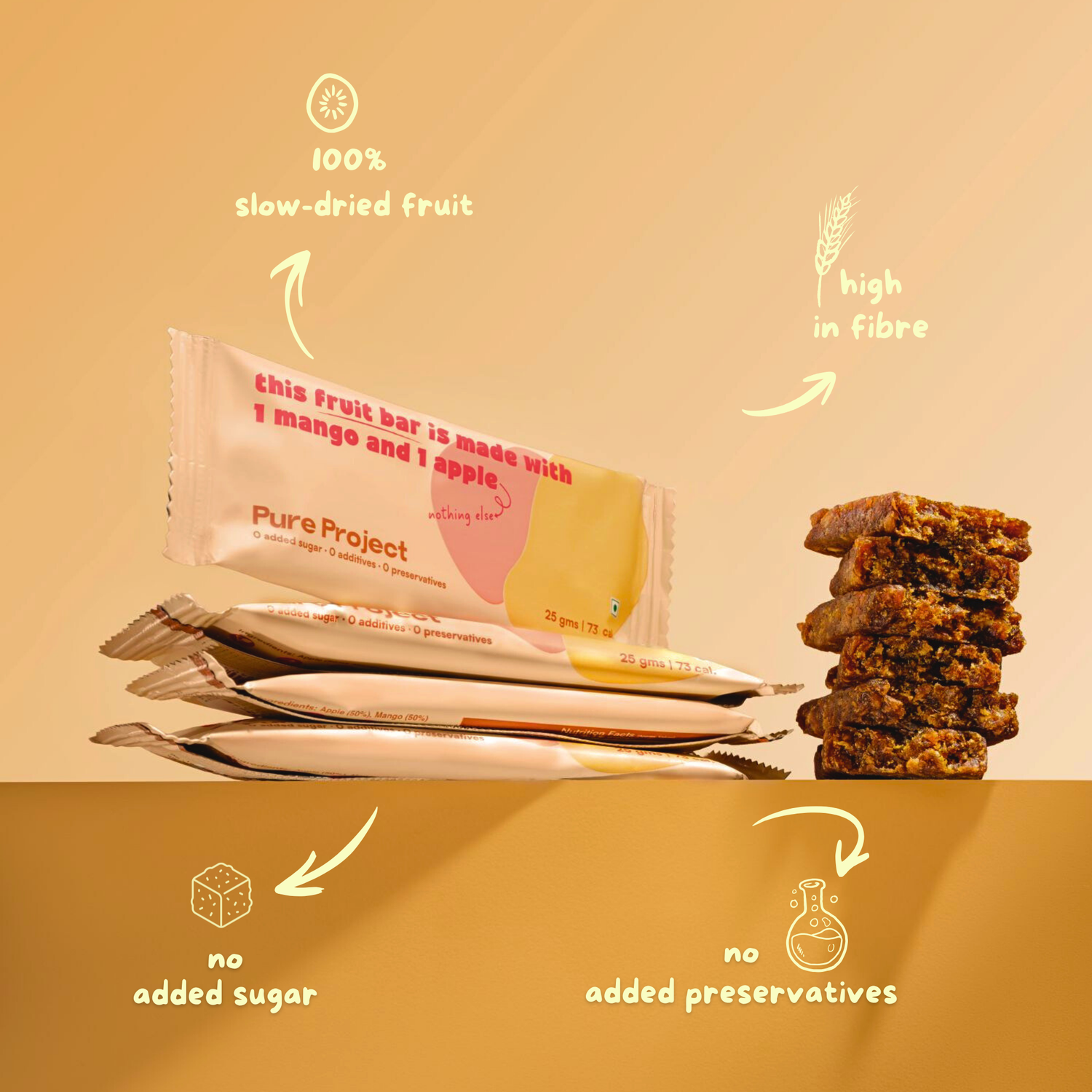 Mango Apple Fruit Bar